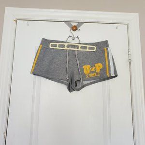 VS | PINK Striped Grey Athletic Shorts